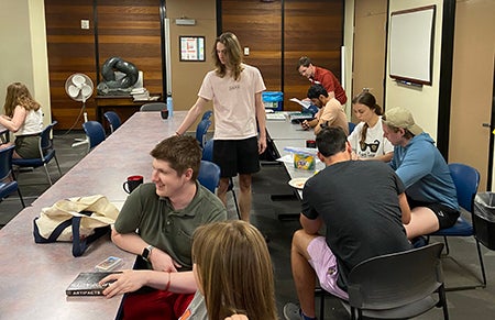 GIS @ ASU members practice self-care through Self-Care Stations event