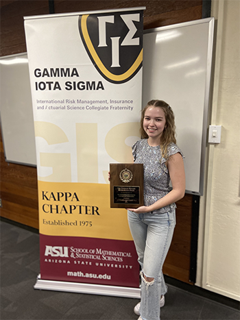 Charlotte Cliatt awarded Charles Wexler Mathematics Prize