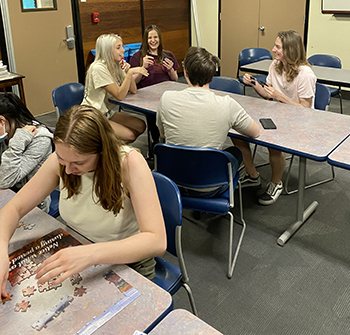 GIS @ ASU members practice self-care through Self-Care Stations event